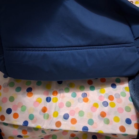 Stylish Blue Shoulder Bag with Gold Accents Crossbody - Picture 8 of 14